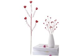 Generico Berries for St. | Twig with Red Berries in Heart | Heart Branches with Red Decorative - for Mother's Day, Proposal, Christmas, Parties and Bedroom