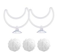 Generico Betta Fish Toys, 2 Pieces with Interactive | Betta 'Aquarius Fish Exercise Ring | for Play, Training, Swimming, Feeding, Entertainment, Keepers of the