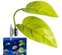 Genérico Betta Leaves, Betta Leaf Hammock - Small Tank Fish Bed | Aquarium Plants Simulated Fish Tank Decoration with Flounder, Safe
