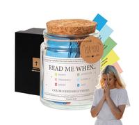 Genérico Bible Notes Jar - Bible Messages | Container Inspirational Notes on Faith, Daily Devotion, Prayer & Encouragement | Jar of Bible Notes - Great for Home, Church