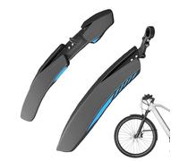 Generico Bicycle Mudguard - Wide and Sturdy Complete Set | Adjustable Front and Rear Mudguards for Or Road | Protects While Riding In The Rain