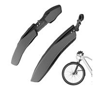 Generico Bicycle Mudguard - Wide and Sturdy Complete Set | Adjustable Front and Rear Mudguards for Or Road | Protects While Riding In The Rain