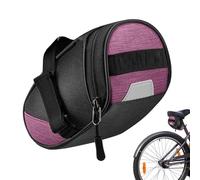 Generico Bicycle Saddle Bag with Zipper and Bicycle Saddle Bag for Gloves, Mobile Phones, Bicycle Repair Tools, Women, Men, Teens and Adults