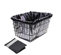 Genérico Bike Basket Liner - Waterproof 42x33x25cm, 210D Oxford Fabric Liner with Adjustable Rubber Straps | Dog Carrier, Heavy Duty Basket Cover