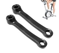 Generico Bike Crank | 2 Pieces Spare Crank | 127 mm Replacement for Long Route Urban Track Road Training Cycling