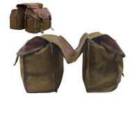 Generico Bike Saddle Bag | 44 x 32 x 27 cm Waterproof Canvas Organizer | Quick And Easy Setup Motorcycle Side Bag, Weatherproof For Motorbike Bicycle Scooter Biking Touring Commuting Travel Road Trip