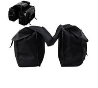 Genérico Bike Saddle Bag | 44x32x27 Cm Waterproof Canvas Organizer | Quick and Easy Setup Motorcycle Side Bag, Weatherproof For Motorbike Bicycle Scooter Biking Touring Commuting Travel Road Trip