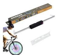 Generico Bike Wheel - 36 LED Light for Spokes with Safety and Brightness, Decorative for Cycling Spokes | for Mountain Night Road Daily Use Dirt