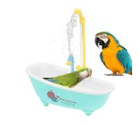 Generico Bird Bathtub | Back Bay with Tap Pool Shower in Cage Fountain Function Bird Automatic Circulation 'Water, Multifunctional Solution for Birds, Easy Design