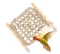 Genérico Bird Cage Perches | Climbing and Chewing Support for Parakeets | Natural Fiber Bird Mat | Training and Feeding from Conure and