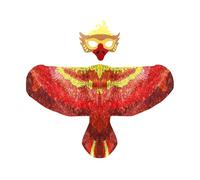 Genérico Bird Costume for Cosplay, Elastic Straps Imagination Game, Wings and Bird Mask for Costume - for Stage Carnival Festive Events Masquerade Photography Birthday Halloween