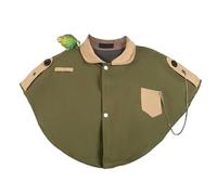 Genérico Bird Droppings Protector for Shoulders | Protective Bird Cape | Anti-scratch Training Cape for Parrots with Pocket for Grey African and Sun Parakeets