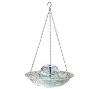 Generico Bird Fountain with Waterfall | A with Transparent Chain, Outdoor Bird Drinkers, for Attracting Parrots Parakeets Magpies