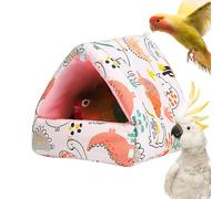 Genérico Bird Hammock Nest - Plush Hanging Parrot Cave | Cage Bed for Cockatiels, Budgerigars, and Small Birds | Fleece-Lined Winter Nests for Warmth, Comfort, and Sleep