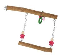 Generico Bird Swing Toy - Hanging Bird Pespolo | Handcrafted Swing | Bridge Resting | Interactive Swing Ladder | Hanging Rope for Pets and Decoration