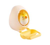 Genérico Birds Egg Shape - Interactive Foraging Toy, Broken Shell Design 11 cm, ABS Material, Cage Hanging Plate - for NINFA & Parakeet Accessory