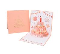 Genérico Birthday Card: Handmade Paper Keepsake Set Colorful Envelopes | Folded Personal Expression for Husband or Son, Decorative Stationery Send Warm Wishes