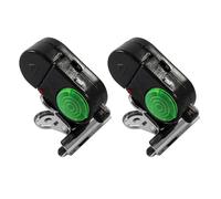 Genérico Bite Alarms for Fishing Rods - Bite Detector with Sound and LED Light, 2 Adjustable Set with Clamp for and at Night