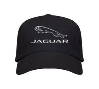 Genérico Black Cap with Jaguar Logo Man, Black/White, One Size