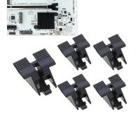 Generico Black Graphics Card Slot - ABS Standard Size | Multi-purpose Connector Set Computer Accessory Safe Replacement for PC Installation Upgrade Hardware Components Interface