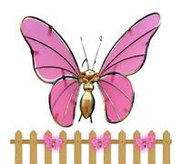 Genérico Blumentopfumarmung - 11.5 cm Leuchtender Schmetterling Hanging Pendant - Schmetterling Decorative Für Töpfe | Für Zuhause Garten Balkon Terrasse Wand HOF Tür Und Pflanzkübel Decoration