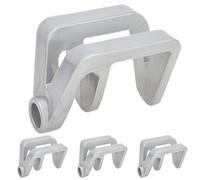Genérico Boat Bumper Clips - 2" Nylon | Solid Fiberglass Adjusters: 4 Quick Release Coupling Accessories, Pontoon Boats, Marine & Daily Use