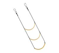 Generico Boat Rope Ladder - Nylon 93 x 32 cm | Folding Boarding | Durable and Versatile Design for Kayak Yacht and Pool