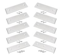 Generico Boat Trailer Bed Slides 10 Pieces | ABS, 3 x 10 Inches, Black/White | Boat Trailer Slide Skates, Bed Covers | Boat Unloading Loading