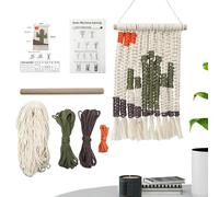 Generico Boho Macrame Wall Art | Decorative Woven Tapestry Kit with Elegant Tassels | DIY Boho Wall Decor - For Living Room Office Home