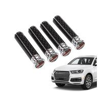 Genérico Bolt-On Car Door Lock Knobs,Carbon Fiber Security Pin Cover|1.71 X 0.99cm Car Knobs - For Drivers And All Kinds Of Vehicles