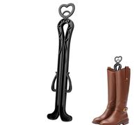 Genérico Boot Shapers Shoe Shape Holder | Stands for Storage - Colorful Clip Support Inserts with Clip, Internal for Long Half Height Boots, Black/White, Consulte la descripción