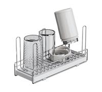 Generico Bottle Drying Rack - Stainless Steel Holder and Dish Drainer, Bottle Holder for Children, Space for Cups, Glasses, Kitchen, Cabinet, Dishwasher Safe Accessory