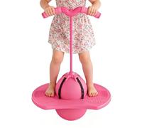 Generico Bouncing Ball for Children - Non-Slip with Adjustable Height and Handle for Fitness Exercises, Jumping and Bouncing Board - for Kindergarten, Kindergarten, Physical Education, Gym, Classroom