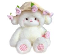 Generico Bouquet Lamb Plush - Magnetic Roses Transformable into Hat | Gift for Girls, Birthday, Saint | 30 cm Soft Decorative for Bedroom, Living Room, Sofa