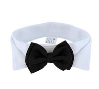 Generico Bowknot Puppy Clothes Black Tie Adjustable King