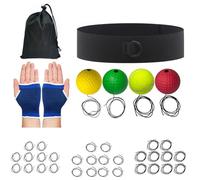 Generico Boxing Ball Reflex Training - Reaction Fitness, Boxing Ball Kit with Band for Practice | for Living Room Dorm Room Gym Men Women Beginners Teenagers Professionals
