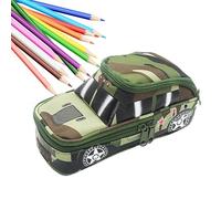 Generico Boys Car - Large Capacity Car 8.5x3.7x4.1 inch, Stylish Multipurpose Pen Holder, Fantastic Stationery Organizer | Zipper Pen Bag