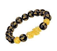 Generico Bracelet E - Charm Bracelet with Beads - Adjustable Fashion Accessory, Wrist Charm for Travel and Business