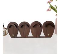 Genérico Bracelet Organizer - Multi Hole Wooden Jewelry Organizer | Decorative Rustic Space Saving Shelf for Home Decor