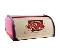 Genérico Bread Rack with Roll Top Lid - Metal Bread Bin Holder - Countertop Storage for Kitchen and Organization Use | Holds Baguettes Breads Pastries In The E