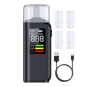 Generico Breathalyzer LED Display Tester, 4x11.5x2cm, Alcohol Testing Device, Alcohol Testing Instrument, High Definition Screen for Party, Corporate, Birthday Meeting