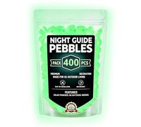 Generico Bright Coloured Stones 2026 | 400 Pieces Pebbles Night Guide | Steps | for Patio, Pond, Pond, Aquarium, Illuminated Landscape Decor