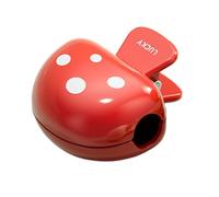 Genérico Brush Head Protector - Mushroom Shaped Protector for Brush Heads, Decorative Accessory for Travel, Camping, Bath, red, Consulte la descripción, See description