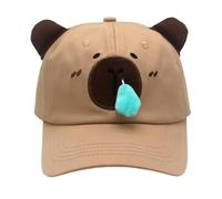 Generico Bucket Hat For Women - Acceps Accepes | Capybara Hat | Embroidered Baseball Hat For Capybara Lovers | Adjustable Funny Hats For Comfortable Animals For Easter, C