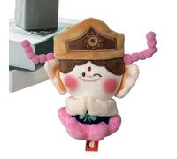 Genérico Buddha Plush Toy | Soft Companion Doll - 6 Inch Cultural Keychain Pendant, Cute as a Decorative Ornament Pair, Backpack Ornament for Key Bag