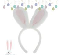 Generico Bunny Ears Head Abbele | Bunny Bunny Easter Bunny Helband, Plush Animal Headwear, Bunny Ear Headband for Party Costume Decoration