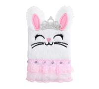 Genérico Bunny Journal, Plush - Versatile Rabbit Journals | Fuzzy Journal Notebook for Kids - Super Cute, Bright Secret Diary for Christmas, Birthday, New Year, Personal Journal