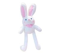 Genérico Bunny Plüsch - 11-inch Pull Up Interaktiver Osterhase | Schaltbare Ohren und Beine Lustiges Kaninchen Plüschtier | Schlüsselbund Anhänger für Geburtstage Ostern Kinder