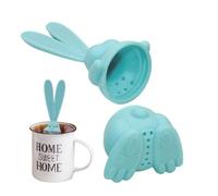 Generico Bunny Tea Strawler, Angry with Two Big Ears, Silicone Tea Infuser of Food, Tea Diffuser for Tea, Cup or Mug, Easter Gift for