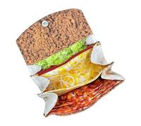 Generico Burrito Wallet - Multiple Pockets, Versatile, Burrito Bag, Leather Burrito Bag | Tortilla Wallet for Men College Students Young Adults Travelers Daily Use, Large, Please refer to the